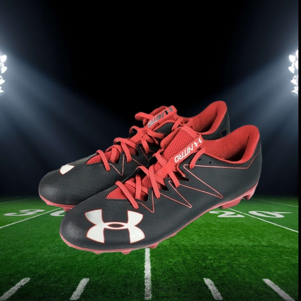 NEW Under Armour Football Cleats Mens 14 1287492-051 Nitro Low MC